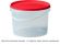 Ведро 2,75л. круглое, с ручкой пластик, с белой крышкой  бесцветный