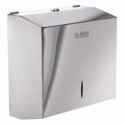 Диспенсер для полотенец LAIMA PROFESSIONAL INOX, (Система H3) V-сложения, нержавеющая сталь, зеркальный, 605697 Диспенсер для полотенец LAIMA PROFESSIONAL INOX, (Система H3) V-сложения, нержавеющая сталь, зеркальный, 605697