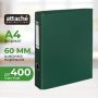 Папка на 4-х кольцах Bantex 60 мм зеленая до 350 листов