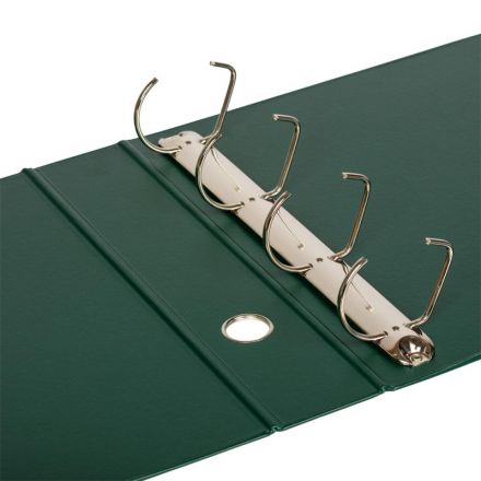 Папка на 4-х кольцах Bantex 60 мм зеленая до 350 листов