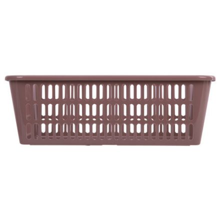 Корзинка 4 литра универсальная, 9,5х30х19,5 см, для хранения, пластик, ассорти, 332, 433320065 Корзинка 4 литра универсальная, 9,5х30х19,5 см, для хранения, пластик, ассорти, 332, 433320065