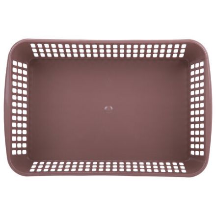 Корзинка 4 литра универсальная, 9,5х30х19,5 см, для хранения, пластик, ассорти, 332, 433320065 Корзинка 4 литра универсальная, 9,5х30х19,5 см, для хранения, пластик, ассорти, 332, 433320065