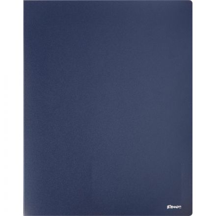 Скоросшиватель пластиковый с пруж.мех.Комус синий