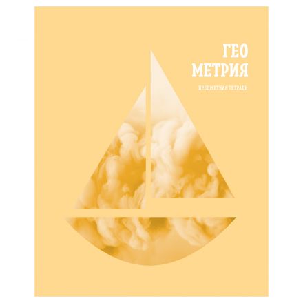 Тетрадь предметная 48л., BG "Подсказки" - Геометрия, матовая ламинация, выб.лак "песок"