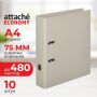 Папка-регистратор Attache Economy 75 мм бежевая (10 штук в упаковке) Папка-регистратор Attache Economy 75 мм бежевая (10 штук в упаковке)