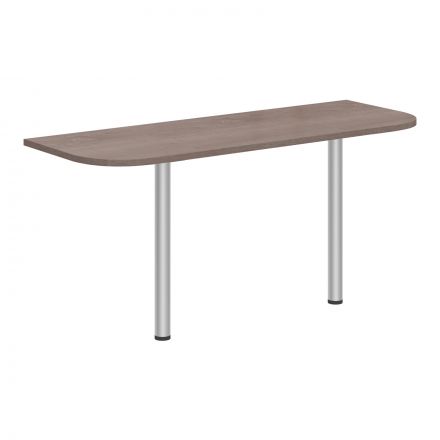 Приставка с опорами XKD 166.1 Дуб Сонома/Алюминий 1606х600х750 Приставка с опорами XKD 166.1 Дуб Сонома/Алюминий 1606х600х750