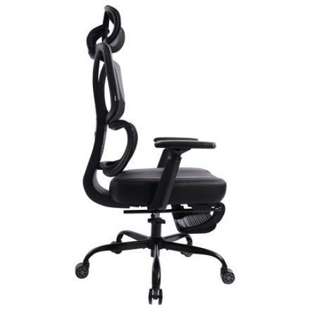 Кресло BRABIX PREMIUM "Venom GM-530", подножка, синхромеханизм, экокожа/сетка, черное/серое, 532951 Кресло BRABIX PREMIUM "Venom GM-530", подножка, синхромеханизм, экокожа/сетка, черное/серое, 532951