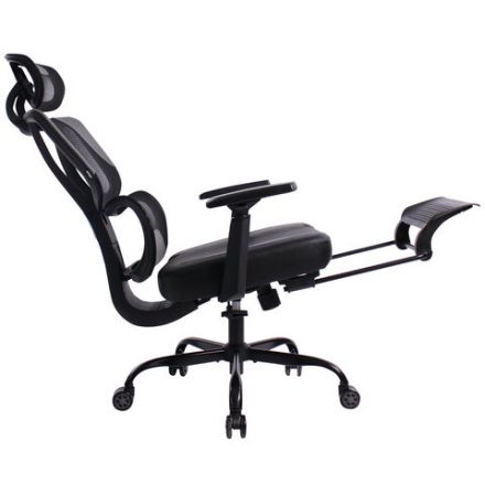 Кресло BRABIX PREMIUM "Venom GM-530", подножка, синхромеханизм, экокожа/сетка, черное/серое, 532951 Кресло BRABIX PREMIUM "Venom GM-530", подножка, синхромеханизм, экокожа/сетка, черное/серое, 532951