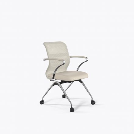 Кресло Sit 8 M4-9K - X2+Extra /Uh00/Wh12/K15cL(F53.W02) Молочный