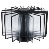 Демосистема настольная OfficeSpace с 30 черными панелями, вращающаяся Демосистема настольная OfficeSpace с 30 черными панелями, вращающаяся