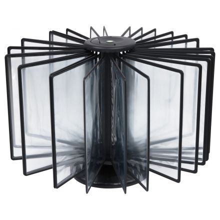 Демосистема настольная OfficeSpace с 30 черными панелями, вращающаяся