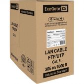 Кабель ExeGate FUTP4-C6-CU-S23-IN-PVC-GY-305-FLUKE FTP Кабель ExeGate FUTP4-C6-CU-S23-IN-PVC-GY-305-FLUKE FTP