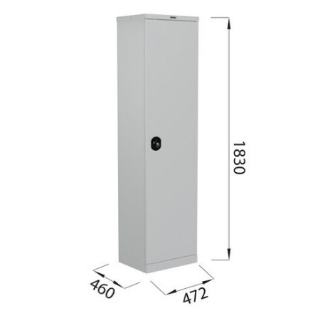 Шкаф металлический офисный BRABIX "MK 18/47/46-01", 1830х472х460 мм, 30 кг, 4 полки, разборный, 291139, S204BR181202 Шкаф металлический офисный BRABIX "MK 18/47/46-01", 1830х472х460 мм, 30 кг, 4 полки, разборный, 291139, S204BR181202