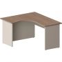 Стол Комус Мебель Easy One левый 1400x1200 Вяз Шв/Кшм (250552)