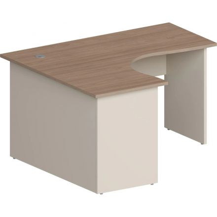 Стол Комус Мебель Easy One левый 1400x1200 Вяз Шв/Кшм (250552)