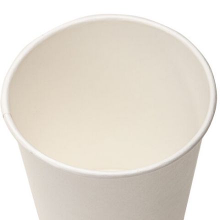 Стакан одноразовый бумажный 165 мл, КОМПЛЕКТ 100 шт., однослойный белый, холодное/горячее, Ve, ФОРМАЦИЯ, HB70-195-0000