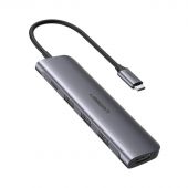 Разветвитель USB UGREEN 5 в 1 , 3 х USB 3.0, HDMI, PD (50209)