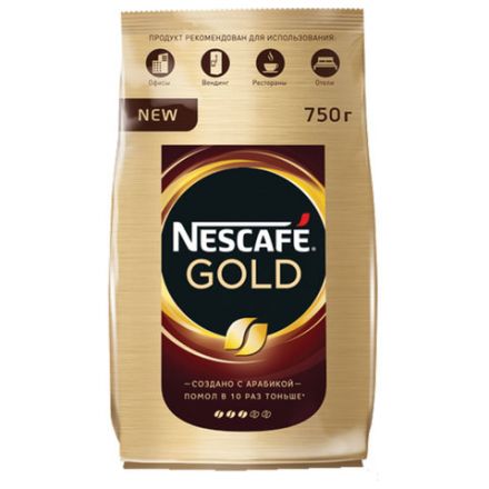 Кофе молотый в растворимом NESCAFE "Gold" 750 г, сублимированный, 12348310 Кофе молотый в растворимом NESCAFE "Gold" 750 г, сублимированный, 12348310
