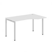 Стол эргономичный XSCET 149(R) Белый/Алюминий 1400х900х750 XTEN-S