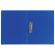 Папка с боковым металлическим прижимом BRAUBERG стандарт, синяя, до 100 листов, 0,6 мм, 221629