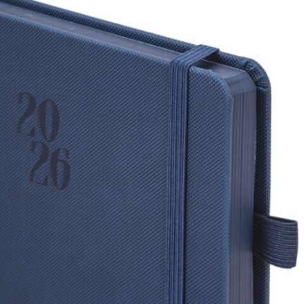 Ежедневник датированный 2026, А5, 138х213 мм, BRAUBERG "Plain", под кожу, резинка, держатель для ручки, синий, 117506 Ежедневник датированный 2026, А5, 138х213 мм, BRAUBERG "Plain", под кожу, резинка, держатель для ручки, синий, 117506