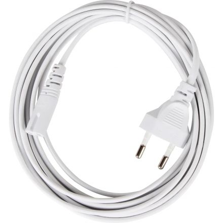 Кабель для аудио-видео IEC-320-C7, 2-pin 3m ,белый, iOpen<ACE023-W-3.0M Кабель для аудио-видео IEC-320-C7, 2-pin 3m ,белый, iOpen<ACE023-W-3.0M