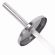Ершик для унитаза с подставкой, нержавеющая сталь, зеркальный, LAIMA, 601616