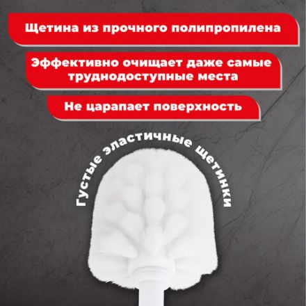 Ершик для унитаза с подставкой, нержавеющая сталь, зеркальный, LAIMA, 601616