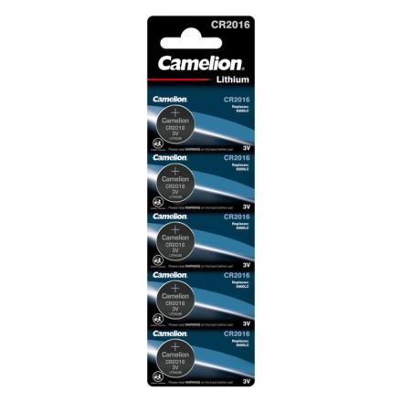 Батарейка Camelion CR2016 BL-5 (CR2016-BP5, литиевая,3V), 5шт/уп Батарейка Camelion CR2016 BL-5 (CR2016-BP5, литиевая,3V), 5шт/уп