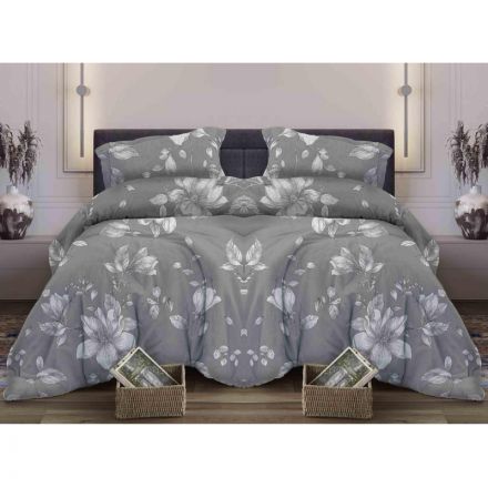 Постельное белье 2сп с Евро бязь наб. 120г/м2 (нав.50х70 2шт), Грация серый Постельное белье 2сп с Евро бязь наб. 120г/м2 (нав.50х70 2шт), Грация серый