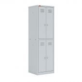 Шкаф для одежды металлический ШРМ-24 (4 отделения, 600x500x1860 мм)