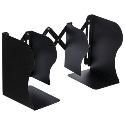 Подставка-держатель для книг и учебников BRAUBERG, раздвижная, металлическая, черная, 237904 Подставка-держатель для книг и учебников BRAUBERG, раздвижная, металлическая, черная, 237904