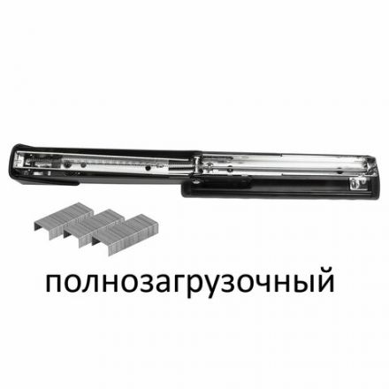 Степлер №24/6, 26/6 металлический BRAUBERG "Office", до 30 листов, полнозагрузочный, черный, 228610 Степлер №24/6, 26/6 металлический BRAUBERG "Office", до 30 листов, полнозагрузочный, черный, 228610