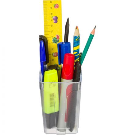 Подставка для канцелярских мелочей Attache City прозрачная Подставка для канцелярских мелочей Attache City прозрачная