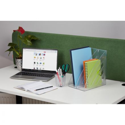 Подставка для канцелярских мелочей Attache City прозрачная Подставка для канцелярских мелочей Attache City прозрачная