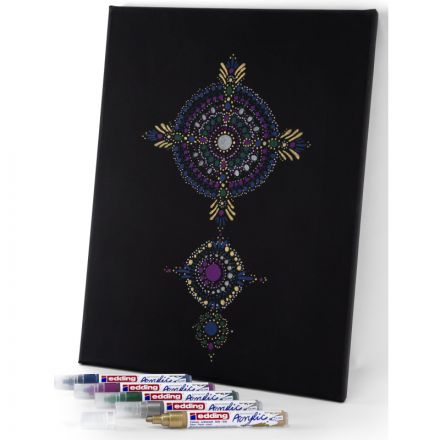 Маркер акриловый Edding 5300/924.кругл.нак. 1-2 мм. Цвет Золотой Маркер акриловый Edding 5300/924.кругл.нак. 1-2 мм. Цвет Золотой