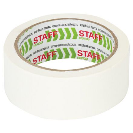 Клейкая лента малярная креппированная 38 мм x 25 м, STAFF, 229059 Клейкая лента малярная креппированная 38 мм x 25 м, STAFF, 229059