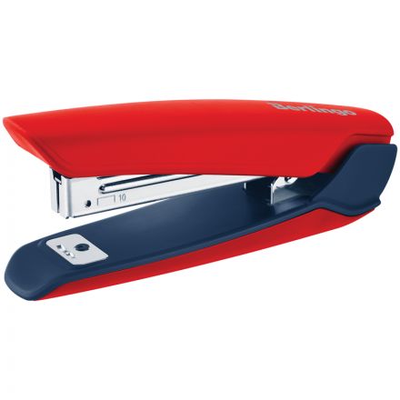Степлер №10 Berlingo "Hyper" до 20л, пластиковый корпус, красный Степлер №10 Berlingo "Hyper" до 20л, пластиковый корпус, красный