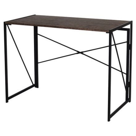 Стол на металлокаркасе BRABIX "LOFT CD-002", 1000х500х750 мм, складной, цвет морёный дуб, 641212 Стол на металлокаркасе BRABIX "LOFT CD-002", 1000х500х750 мм, складной, цвет морёный дуб, 641212