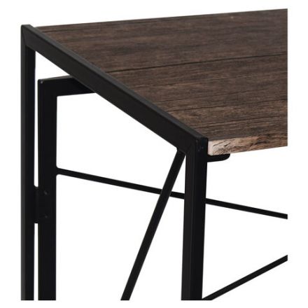 Стол на металлокаркасе BRABIX "LOFT CD-002", 1000х500х750 мм, складной, цвет морёный дуб, 641212 Стол на металлокаркасе BRABIX "LOFT CD-002", 1000х500х750 мм, складной, цвет морёный дуб, 641212