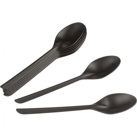 Ложка одноразовая столовая 173,5мм, черная, ПП, 50шт/уп(4033) Ложка одноразовая столовая 173,5мм, черная, ПП, 50шт/уп(4033)