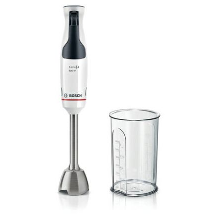 Блендер погружной BOSCH MSM4W210, 600 Вт, 1 скорость, 1 насадка, стакан, белый Блендер погружной BOSCH MSM4W210, 600 Вт, 1 скорость, 1 насадка, стакан, белый
