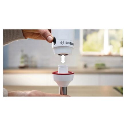 Блендер погружной BOSCH MSM4W210, 600 Вт, 1 скорость, 1 насадка, стакан, белый Блендер погружной BOSCH MSM4W210, 600 Вт, 1 скорость, 1 насадка, стакан, белый