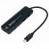 Хаб USB 3.1, 2xUSB, 2xType-C, с дополнительным питанием (Type-C), кабель Type-C 19 см, черный, GEMBIRD UHB-C425 Хаб USB 3.1, 2xUSB, 2xType-C, с дополнительным питанием (Type-C), кабель Type-C 19 см, черный, GEMBIRD UHB-C425