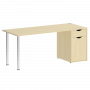 Home Office Стол письменный VR.SP-3-178.1 Клён/Хром опоры 1780*720*750