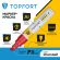 Маркер лаковый TOPFORT Paint 8 мм красный