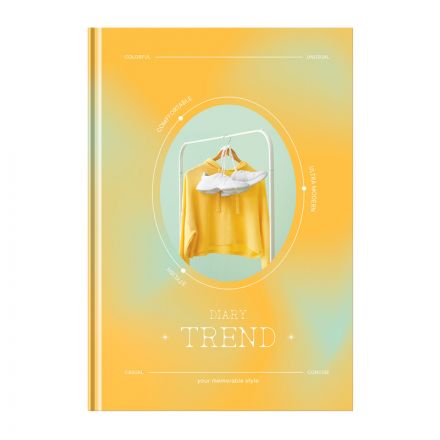 Ежедневник недатированный А5, 160л., 7БЦ, BG "Trend", матовая ламинация Ежедневник недатированный А5, 160л., 7БЦ, BG "Trend", матовая ламинация