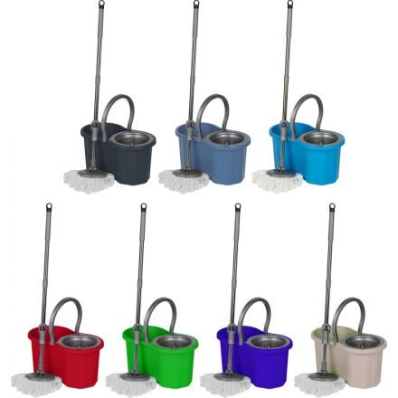 Комплект для уборки COMFORT LIfE  (ведро с отжимом + швабра с насадкой) Комплект для уборки COMFORT LIfE  (ведро с отжимом + швабра с насадкой)