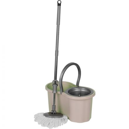Комплект для уборки COMFORT LIfE  (ведро с отжимом + швабра с насадкой) Комплект для уборки COMFORT LIfE  (ведро с отжимом + швабра с насадкой)