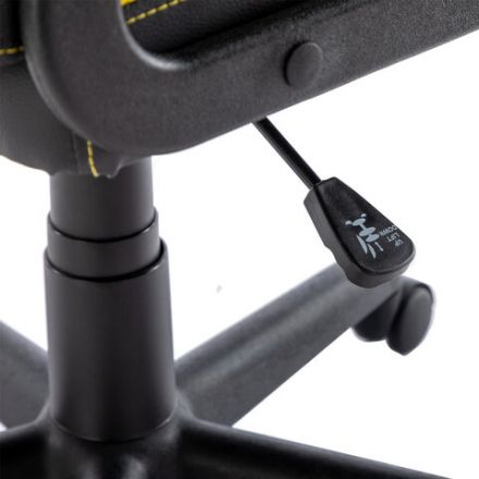 Кресло компьютерное BRABIX "Stripe GM-202", экокожа, черное/желтое, 532510 Кресло компьютерное BRABIX "Stripe GM-202", экокожа, черное/желтое, 532510